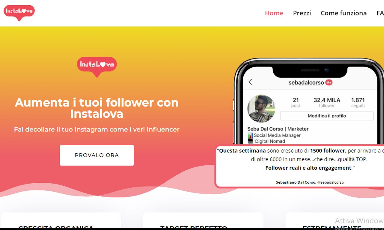 Instalova: un rivoluzionario bot instagram