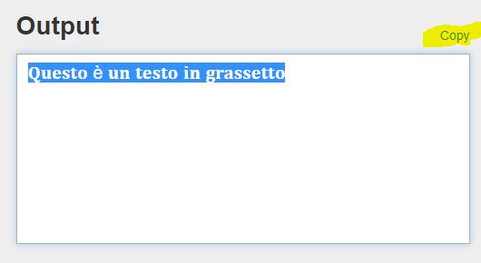 copia il contenuto