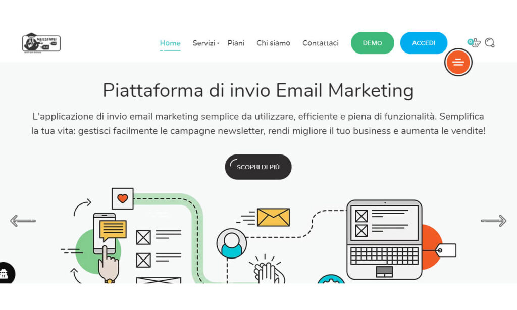 MailSenpai piattaforma email marketing