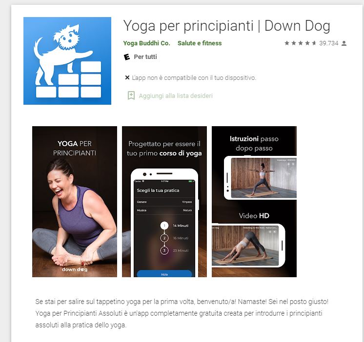 Yoga per principianti assoluti