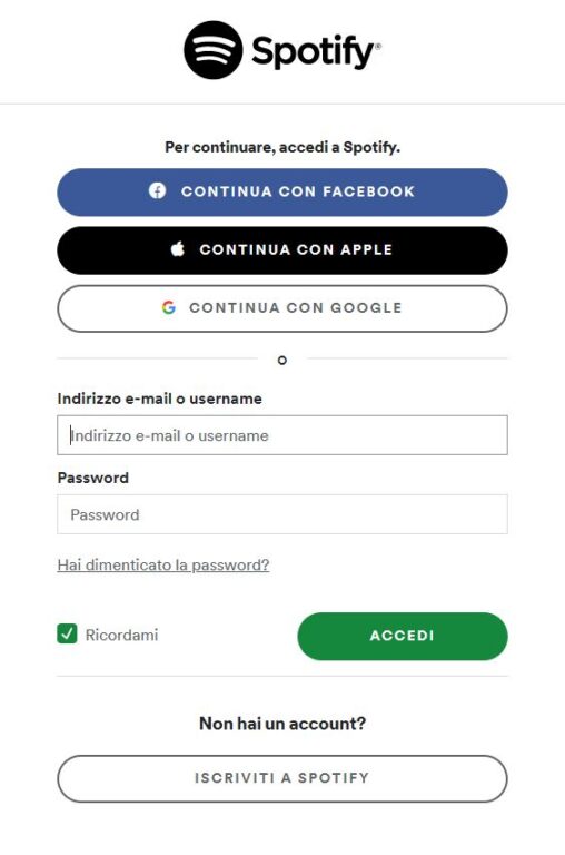 continua con facebook