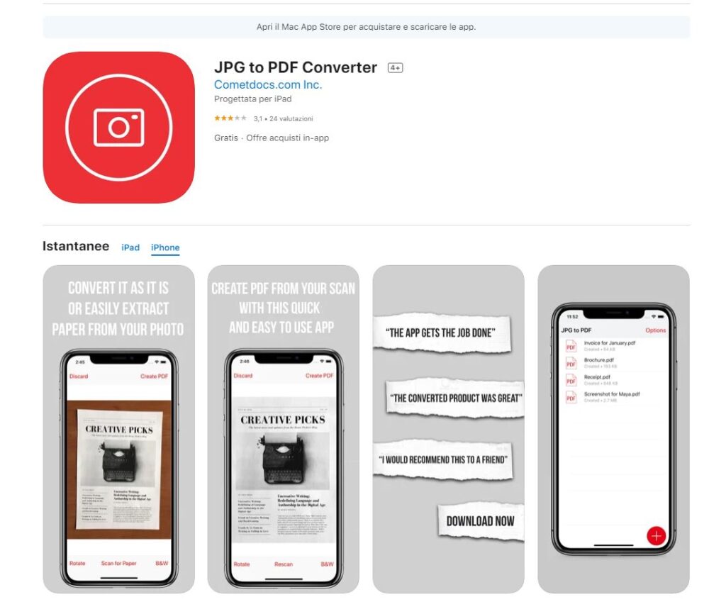 JPG to PDF converter