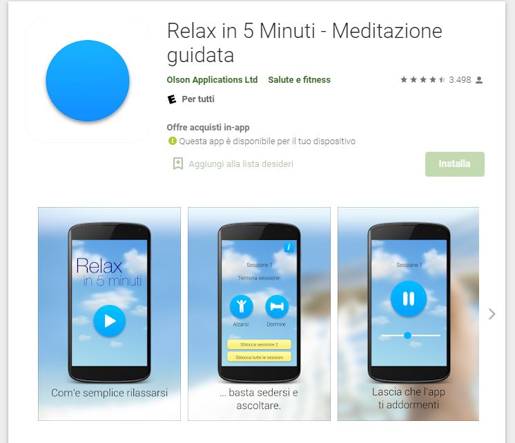 Relax in 5 minuti