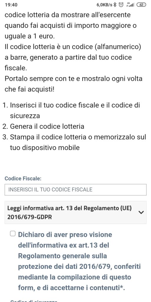 codice fiscale