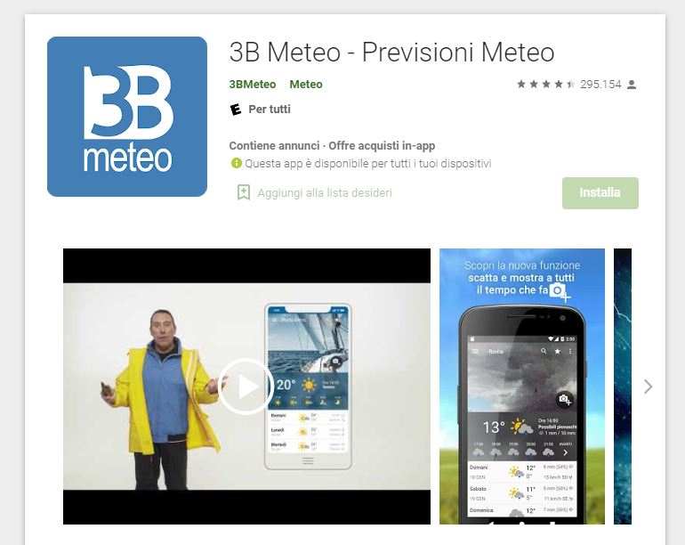 3b meteo app