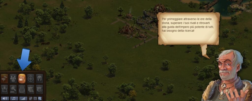 ricerche Forge of empires