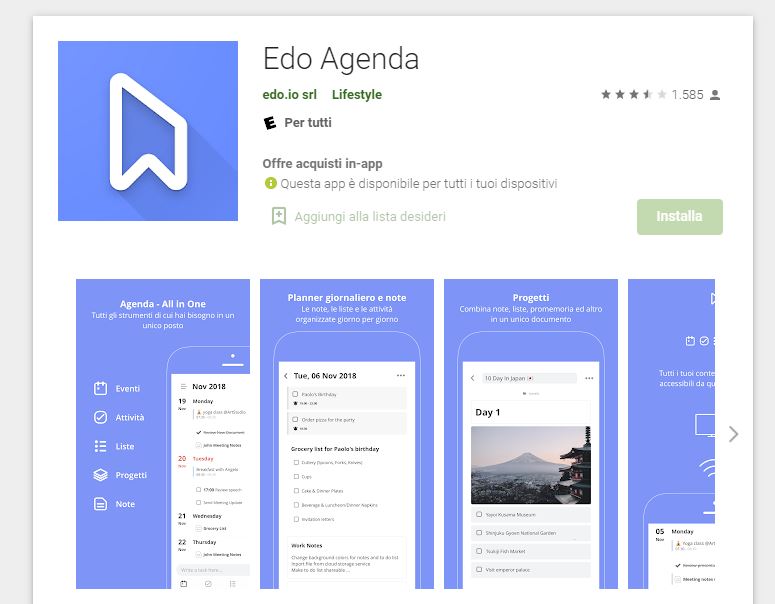 edo agenda