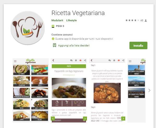 Ricetta Vegetariana